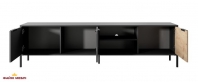 Тумба под телевизор Черный/Дуб артизан 3D/203 Rave