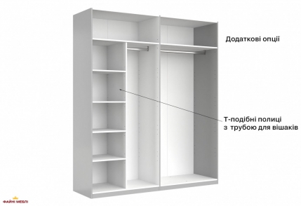 Шкаф-купе 2,0х2,4 Фемели 6