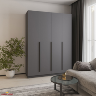 Шафа Mebelstar Оскар чотирьохдверна 160 см Антрацит 160 см