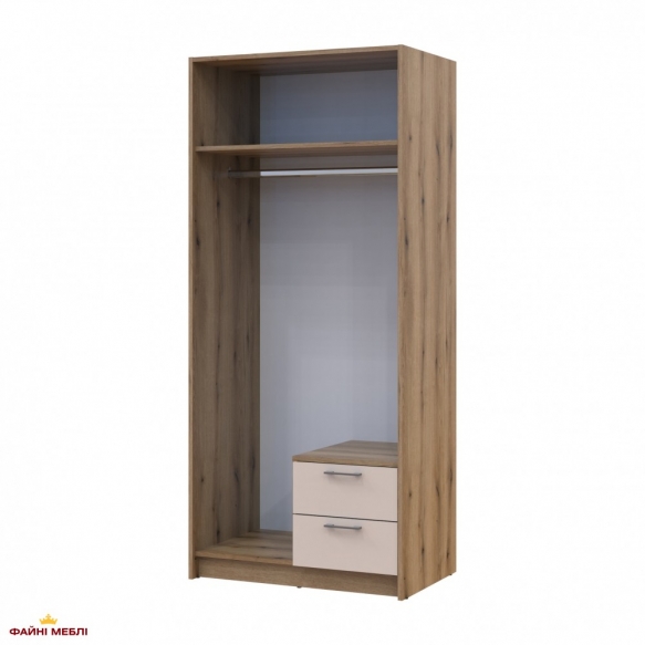 Шкаф для одежды Дорос Ронди кашемир 2 дверный 82 см 5