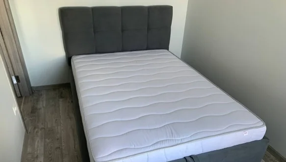 Ліжко двоспальне м'яке Мія з підйомним механізмом та нішею для білизни 5