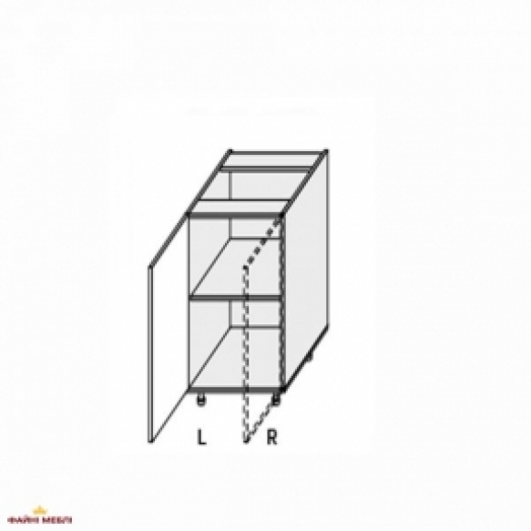 Секция нижняя правая 20Н/820 1дв Миллениум