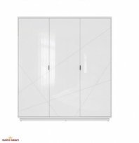 Шафа SZF3D BRW Poland Forn 3 дверна білий глянець 180 см