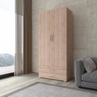 Шкаф Морели SТ0002 2 дверный дуб сонома 100 см