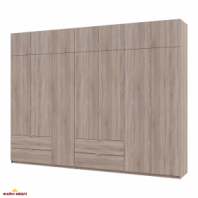 Шафа для одягу Дорос Лукас дуб сонома 7 дверна 315 см