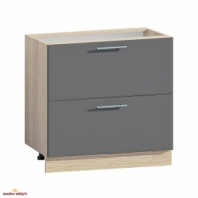 Тумба нижняя Н80.82.2Я Хай-тек с цветной печатью