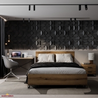 Ліжко двоспальне Art in Head Ascet / Аскет 140 см