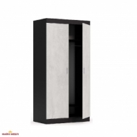 Шафа 2д КС Терра 2 дверный графит 100 см 