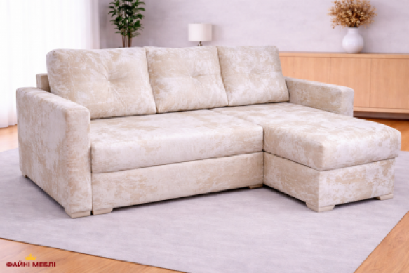 Кутовий диван розкладний єврокнижка Бейліс Меблі Стиль 240 х 154 см