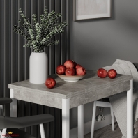 Стол-трансформер Lunch Ателье светлый/Белый