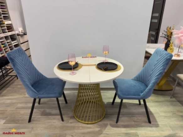 Стол круглый раскладной MebliRoMax Rondo slide / Рондо Слайд D900