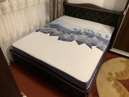 Кровать Прованс с мягкой спинкой (ромб) 0