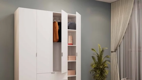 Шафа 4Д Гелар Дорос 4 дверна білий 155 см 14