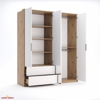 Шкаф4дв 2шх Миромарк Реймонд 4 дверный дуб артизан 183 см
