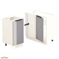 Тумба нижня Н90х60.82.1Д. кут. Мийка Лофт глянець