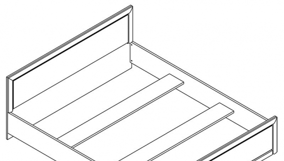 Ліжко LOZ/160 Коен 3