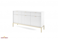 Комод Белый/Золотые ножки KSZ154 Nova