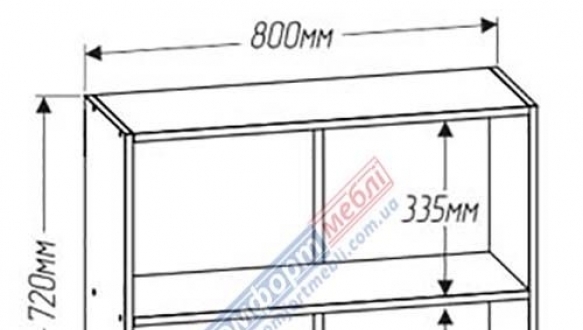 Тумба верхняя В80.72.2СК/В80.92.2СК. Бар Минимал 0