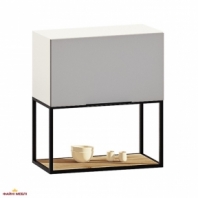 Тумба верхняя В60.72.1Д металл.открытая Gola ручка Окрашенный Высокий Глянец