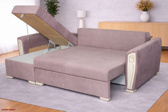 Кутовий диван розкладний єврокнижка Бейліс Люкс Меблі Стиль 270 х 220 см 3
