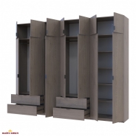 Шафа для одягу Дорос Лукас канноло 7 дверна 295 см