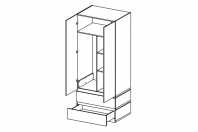 Шафа комбінована SZF2D2S Лаєр