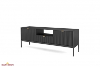 Тумба під телевізор Чорні/Чорні ніжки RTV154 Nova