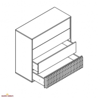 Комод KOM4S Брус