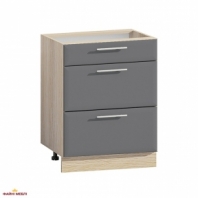 Тумба нижняя Н60.82.3Я Хай-Тек глянец перламутр