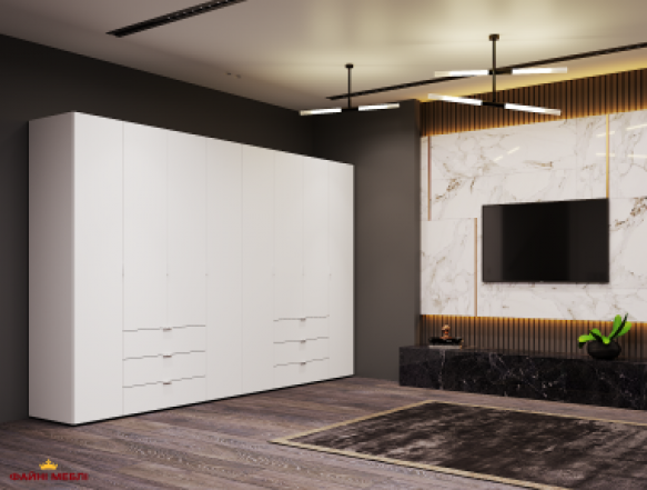 Шафа Дорос Гелар білий 8 дверна 310 см