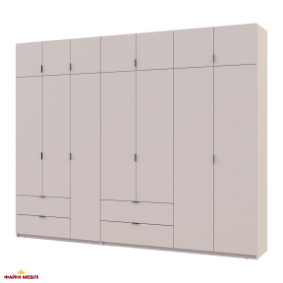 Шафа для одягу Дорос Лукас кашемір 7 дверна 300 см