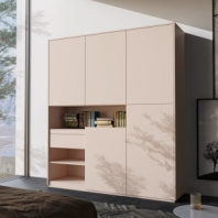 Шкаф Морели RS-2 3 дверный капучино 150 см