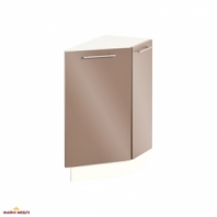 Тумба нижняя Н30.82.2Д. кут. прямая дв. не гнут. Крашеный высокий глянец с печатью