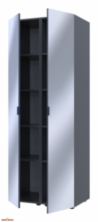 Шафа Дорос Гелар графіт 2 Дзеркала 78 см