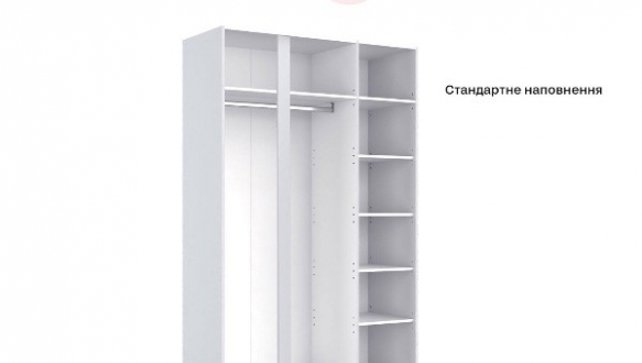 Шафа 3дв без дзеркал Мія 1