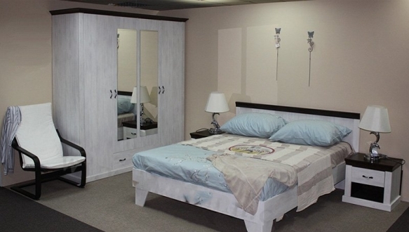 Шкаф с зеркалами 4D1S Лавенда 2