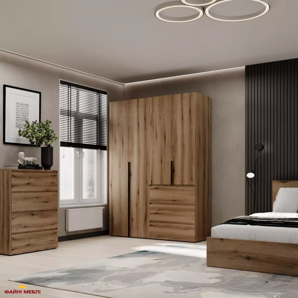 Шкаф распашной комбинированный четырёхдверный Art In Head №5 Light, ширина 160 см 1 Шкаф распашной комбинированный четырёхдверный Art In Head №5 Light, ширина 160 см 1