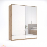 Шкаф4дв 2шх Миромарк Реймонд 4 дверный дуб артизан 183 см