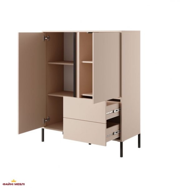 Комод високий 2D2S/104 Dast 4