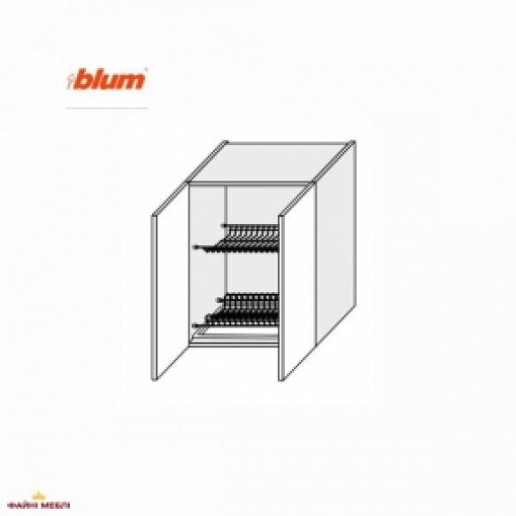 Секція верхня сушка 60ВС/720 2дв Pro Blum+Rejs Міленіум