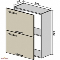 №91 Тумба верхняя окапник 70 Люкс RODOS