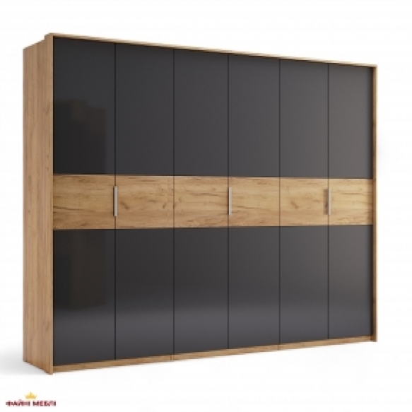 Шафа 6дв Міромарк Рамона 6 дверна дуб крафт 275 см