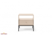 Тумба прикроватная черные ножки MS54 Mono