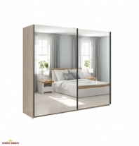 Шкаф-купе с зеркалами SZF/220/2M Tetrix 