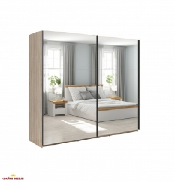 Шкаф-купе с зеркалами SZF/220/2M Tetrix 