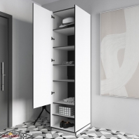 Шкаф Морели R-0001 Рамо 1 дверный белый 52 см