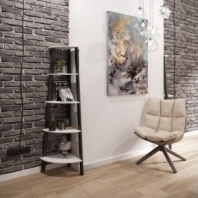 Стеллаж угловой 5 полок Призма