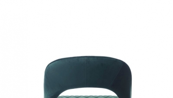 Стул полубарный B-125 изумрудный велюр 3