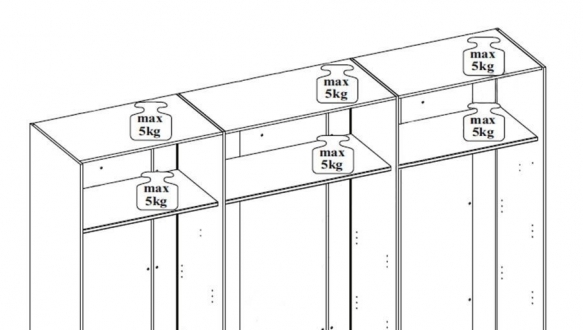 Шкаф-купе 72 LIVORNO 10