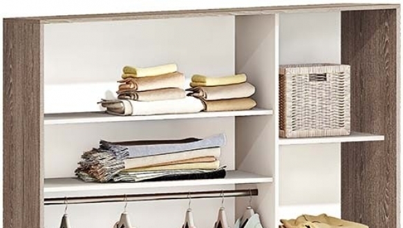 Шкаф-купе 1,6м двухдверный с зеркалом из 4-х частей 5